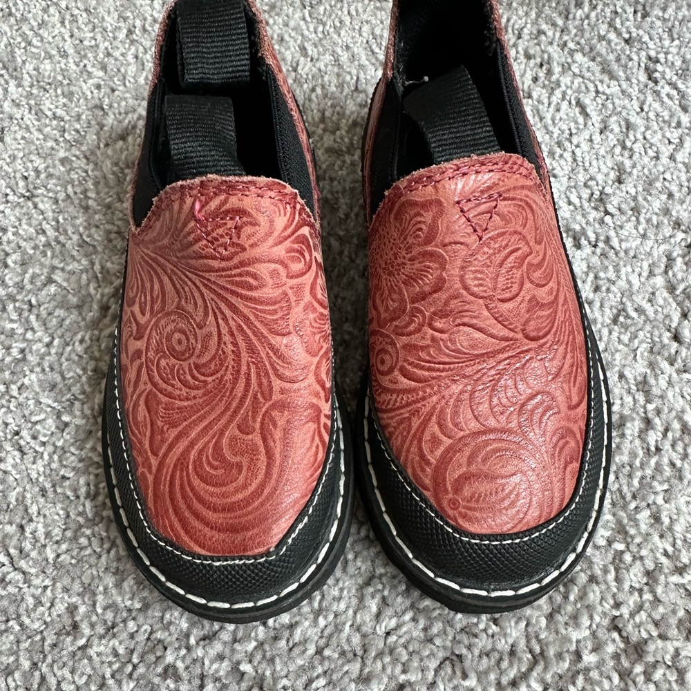 Georgia Boot Kids Shoes in Red and Black